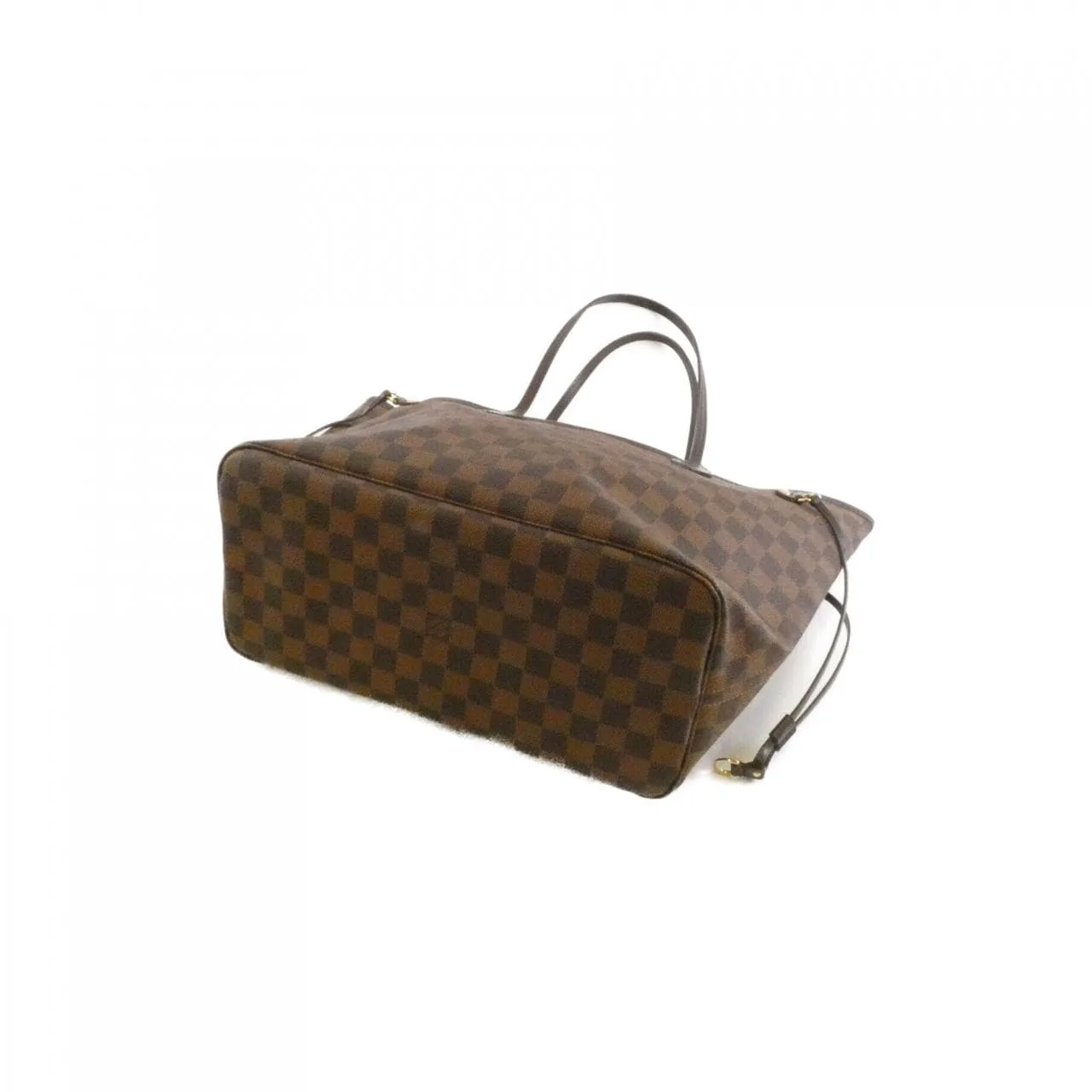 LOUIS VUITTON Neverfull N51105 Tote Damier 黑色 Damier 中古品A - 縮圖 2