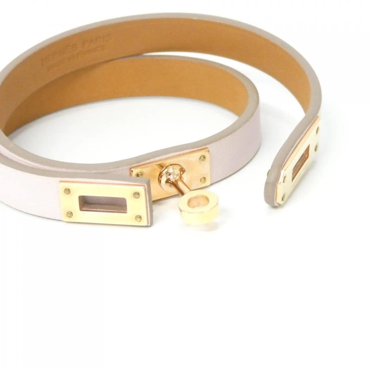 HERMES Kelly 081182CD Accessories Swift 黑色 Swift 皮 中古品A - 縮圖 4