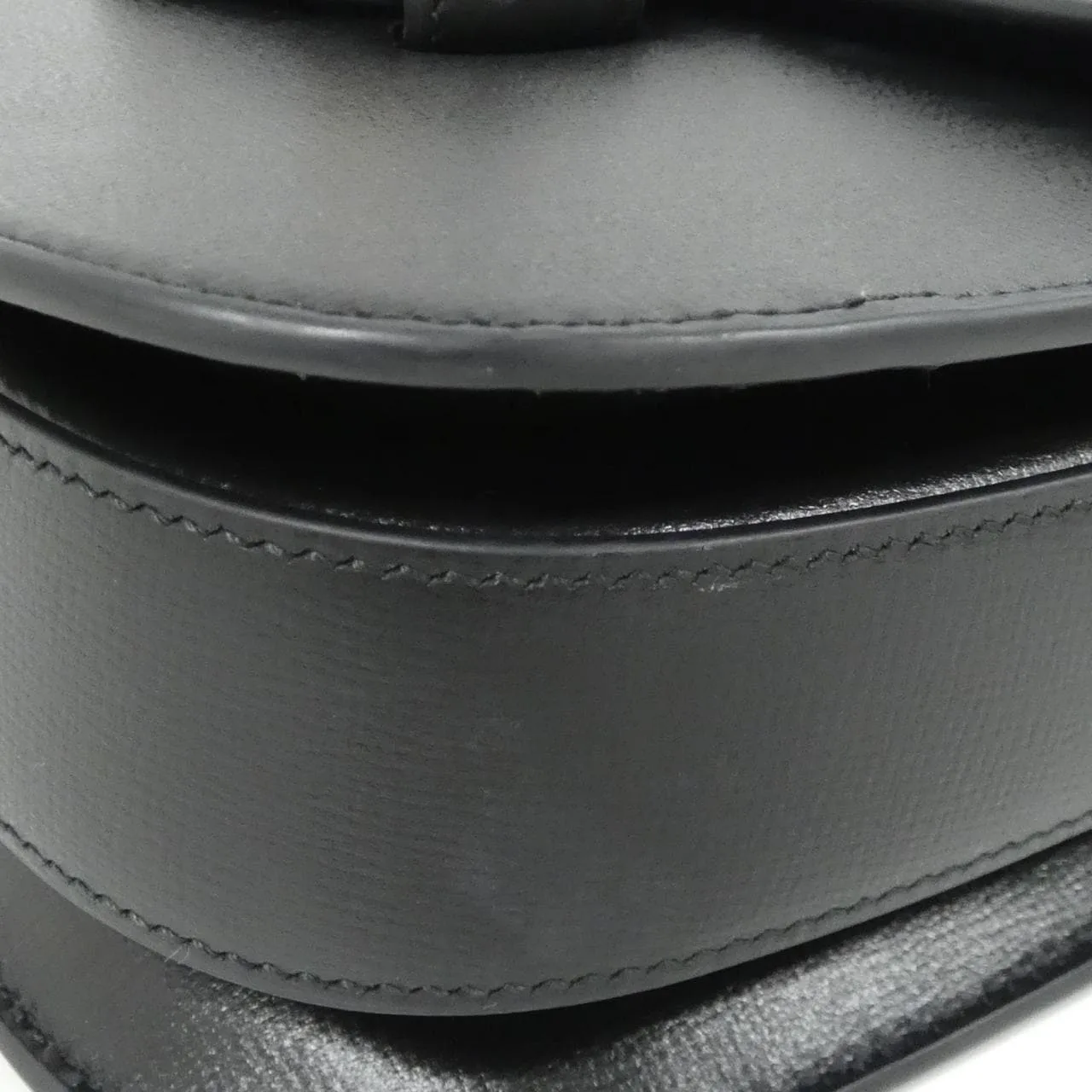 GUCCI Horsebit 1955 602204 1DB0G Shoulder Leather Black Leather Rank A - Thumbnail 3