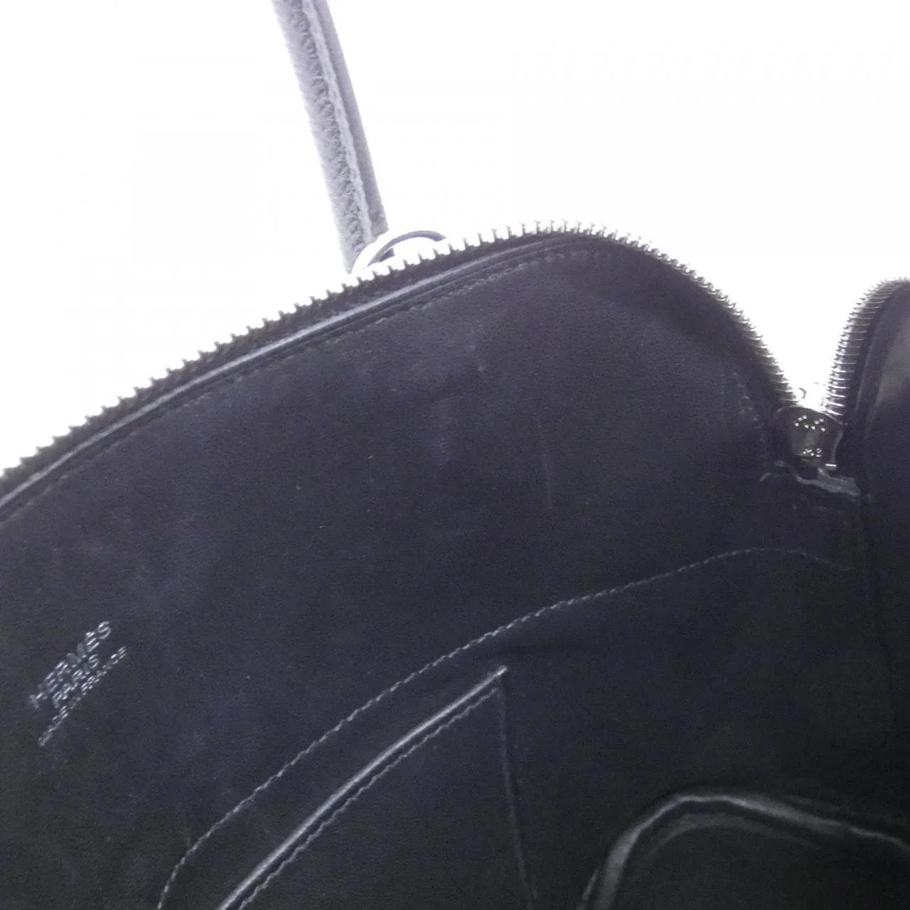 HERMES Bolide 041693CK Handbag Epsom 黑色 Epsom 皮 中古品A - 縮圖 7