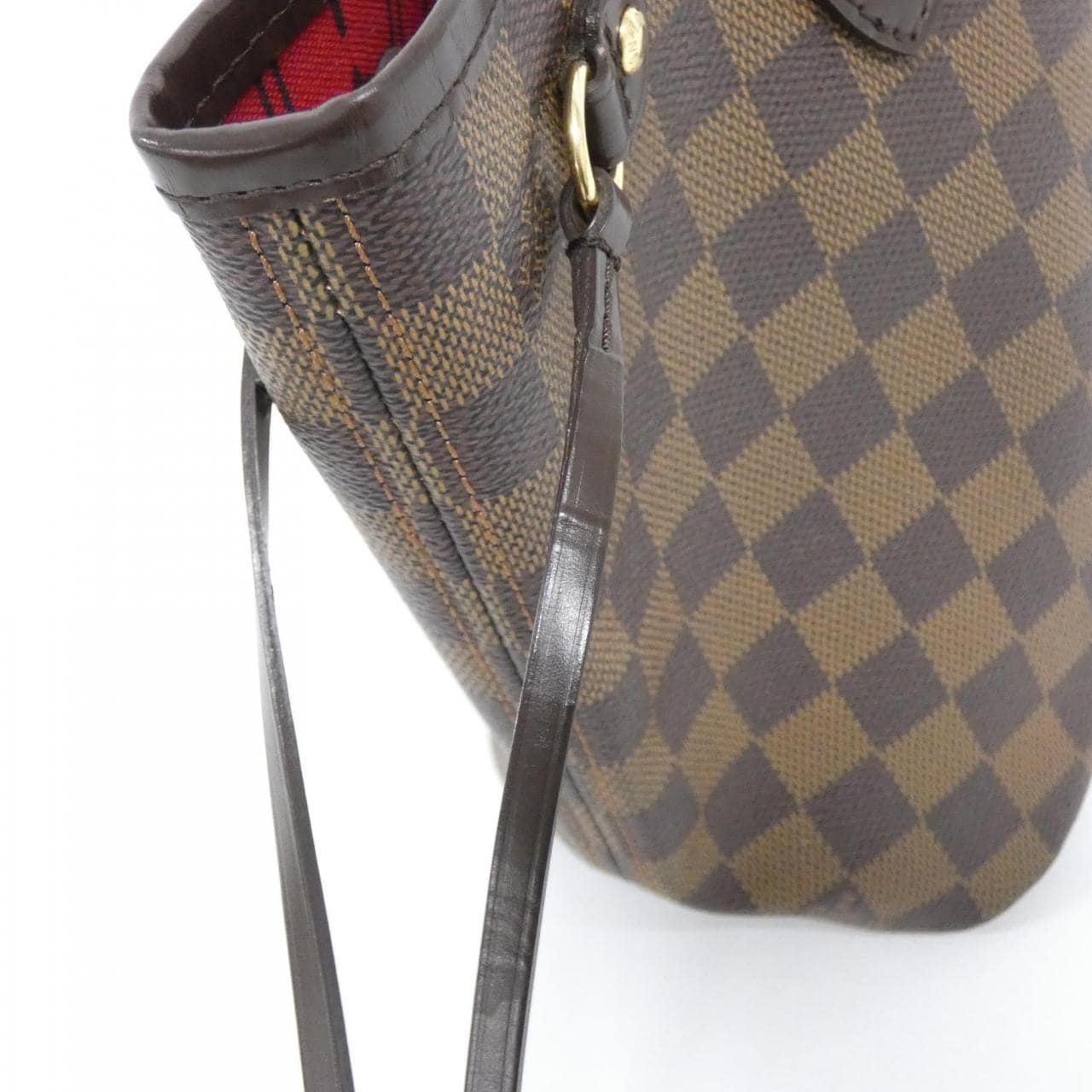LOUIS VUITTON Neverfull N51109 Tote Damier Black Damier - Thumbnail 4