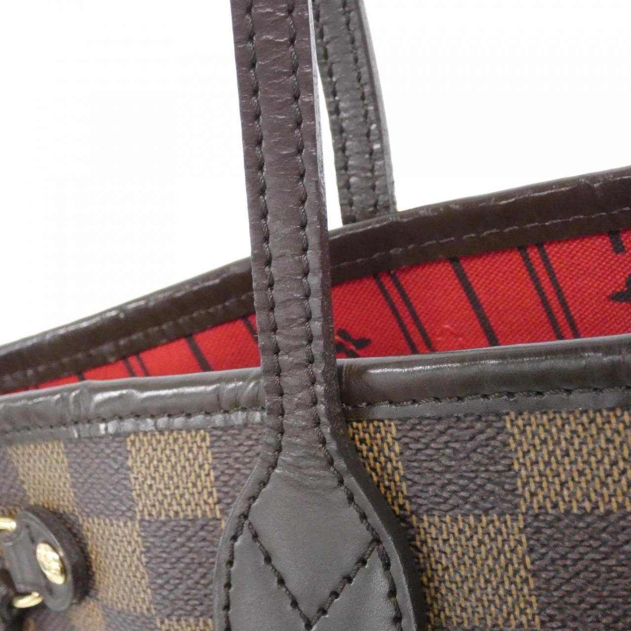 LOUIS VUITTON Neverfull N51109 Tote Damier Black Damier - Thumbnail 6