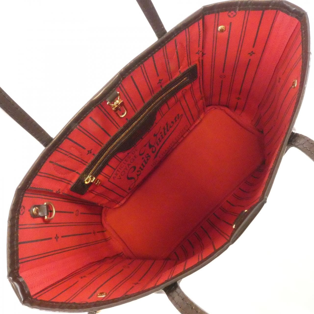 LOUIS VUITTON Neverfull N51109 Tote Damier Black Damier Rank B - Thumbnail 7