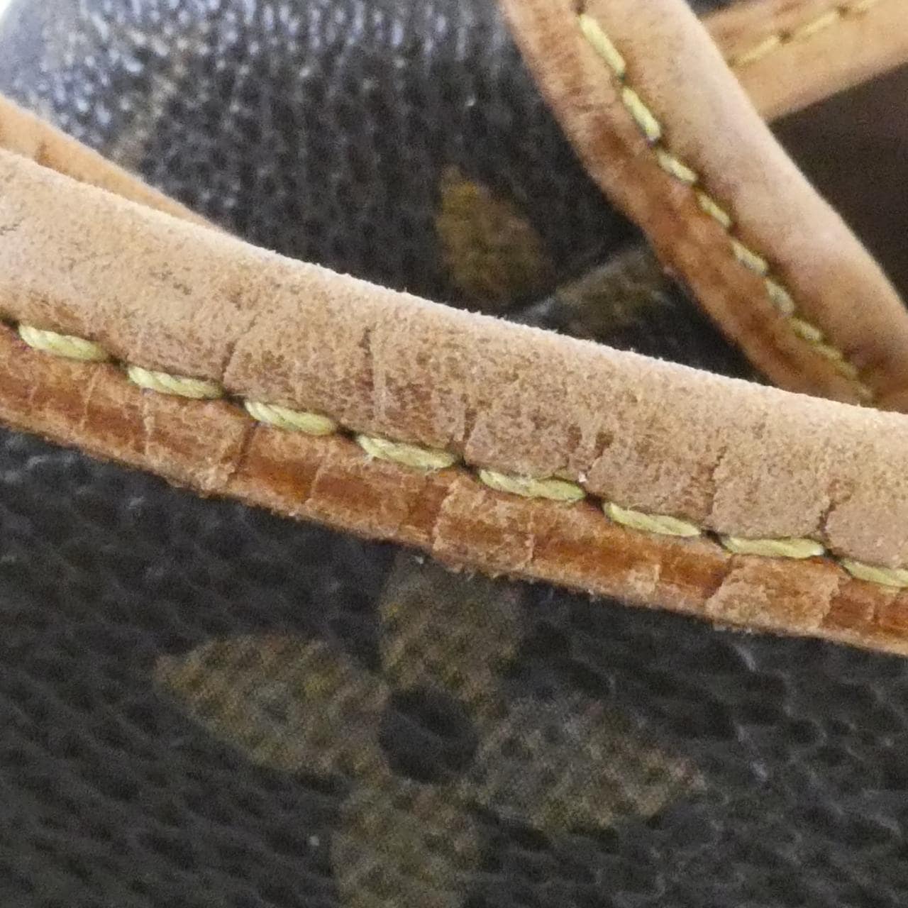 LOUIS VUITTON M51154 Handbag Monogram 黑色 Monogram 中古品B - 縮圖 4