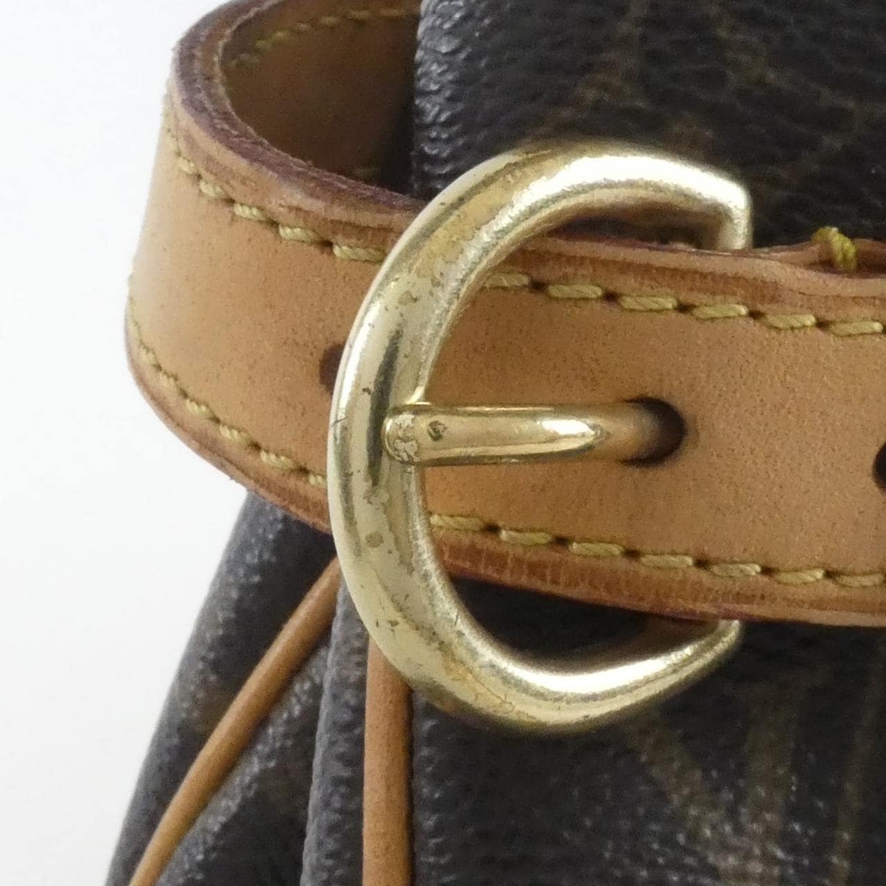 LOUIS VUITTON M51154 Handbag Monogram 黑色 Monogram 中古品B - 縮圖 5