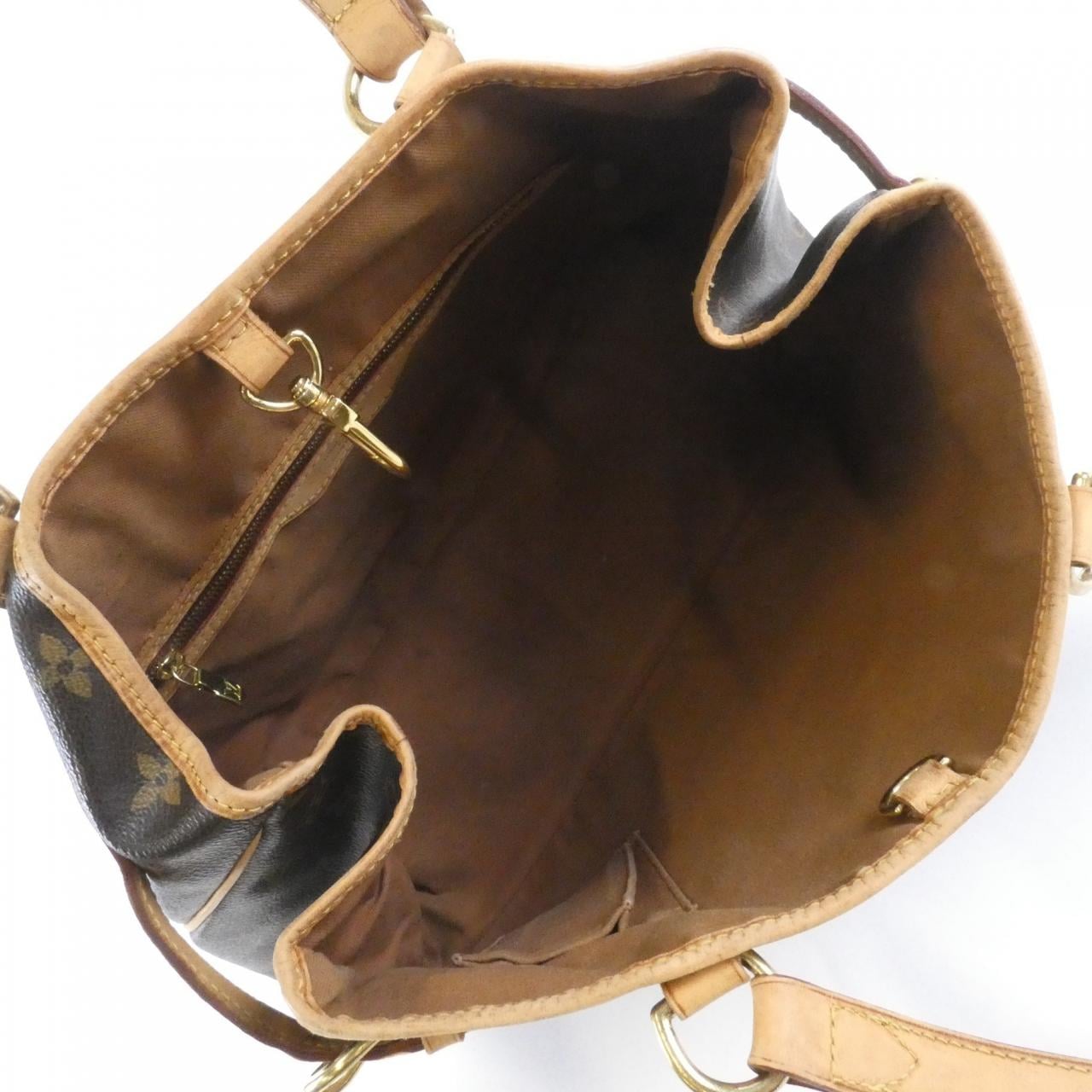 LOUIS VUITTON M51154 Handbag Monogram 黑色 Monogram 中古品B - 縮圖 8