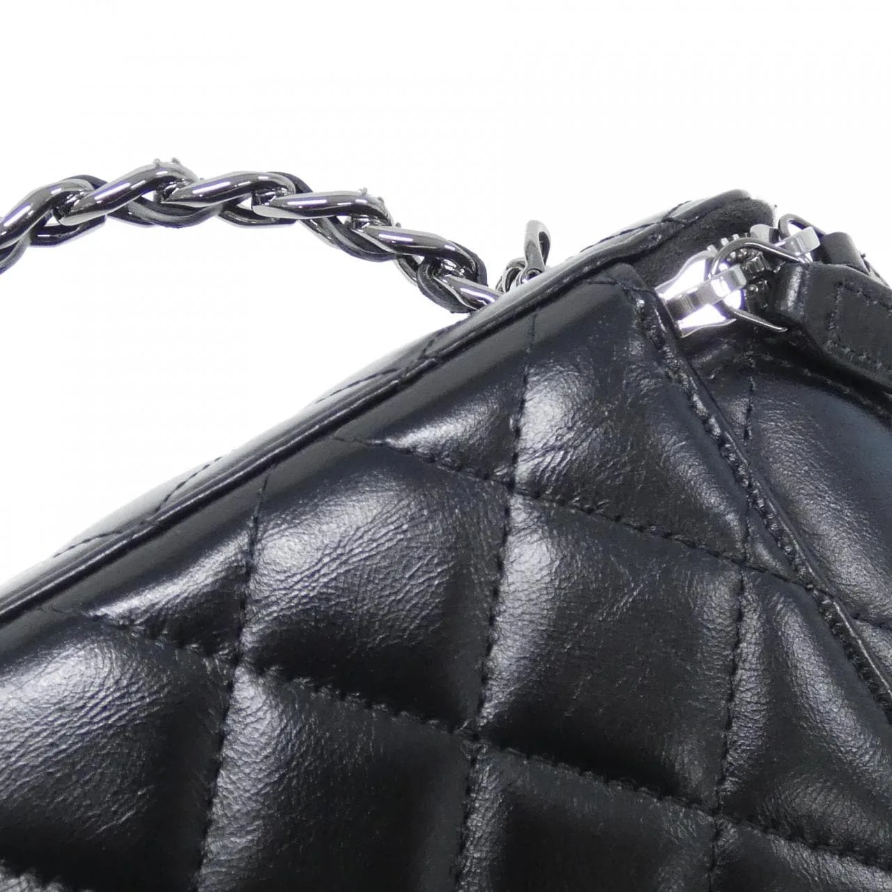 CHANEL Chanel 19 AP3593 Handbag Black Rank A - Thumbnail 4