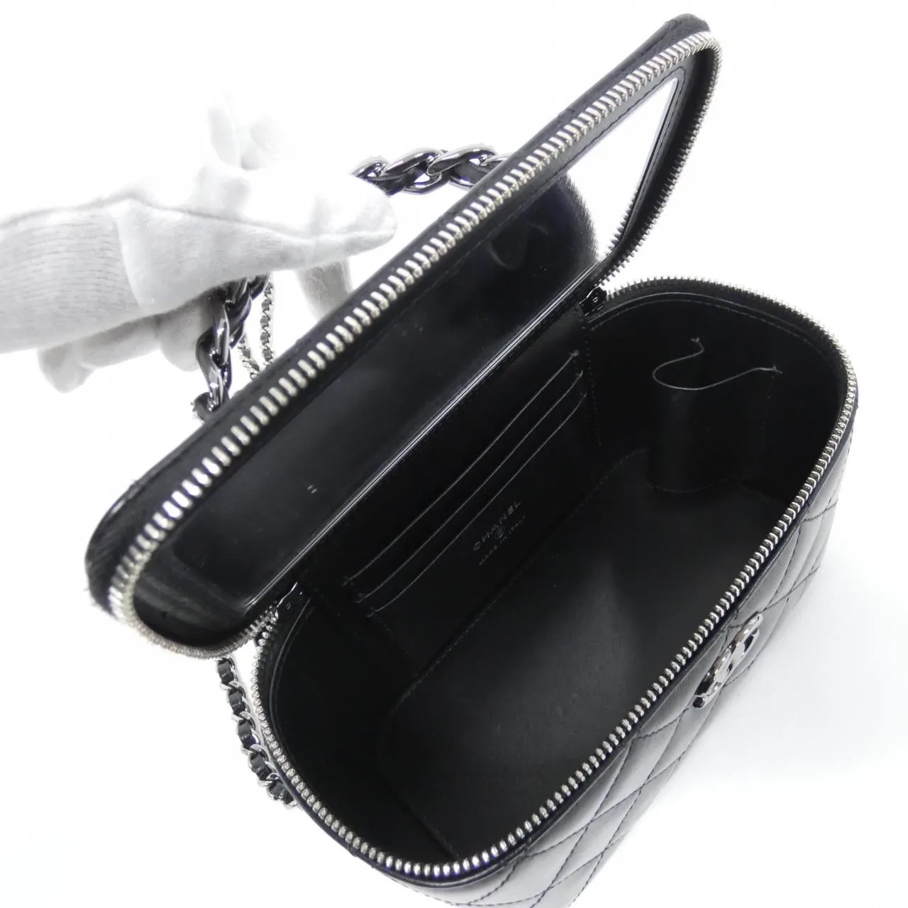 CHANEL Chanel 19 AP3593 Handbag Black Rank A - Thumbnail 9