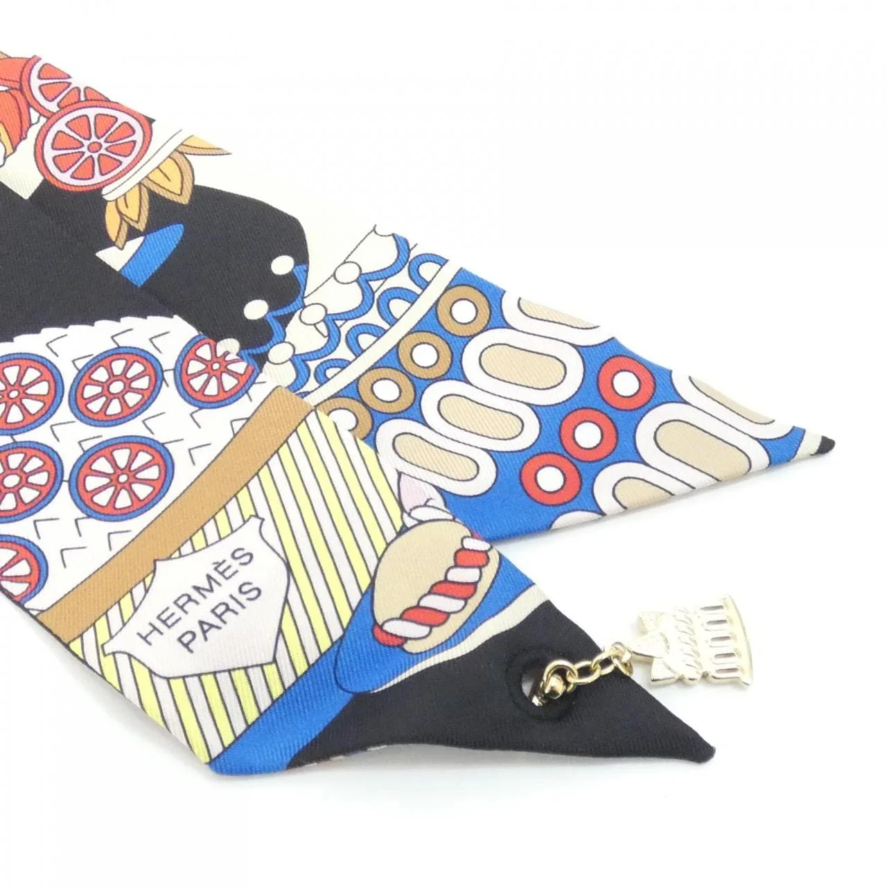 HERMES 853336S Scarf Black Rank A - Thumbnail 2