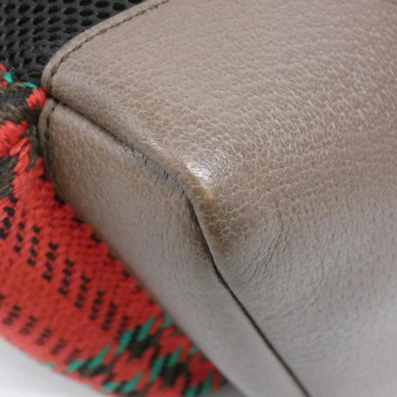 GUCCI Horsebit 1955 625939 2J9AT Backpack Leather 黑色 皮革 中古品A - 縮圖 3