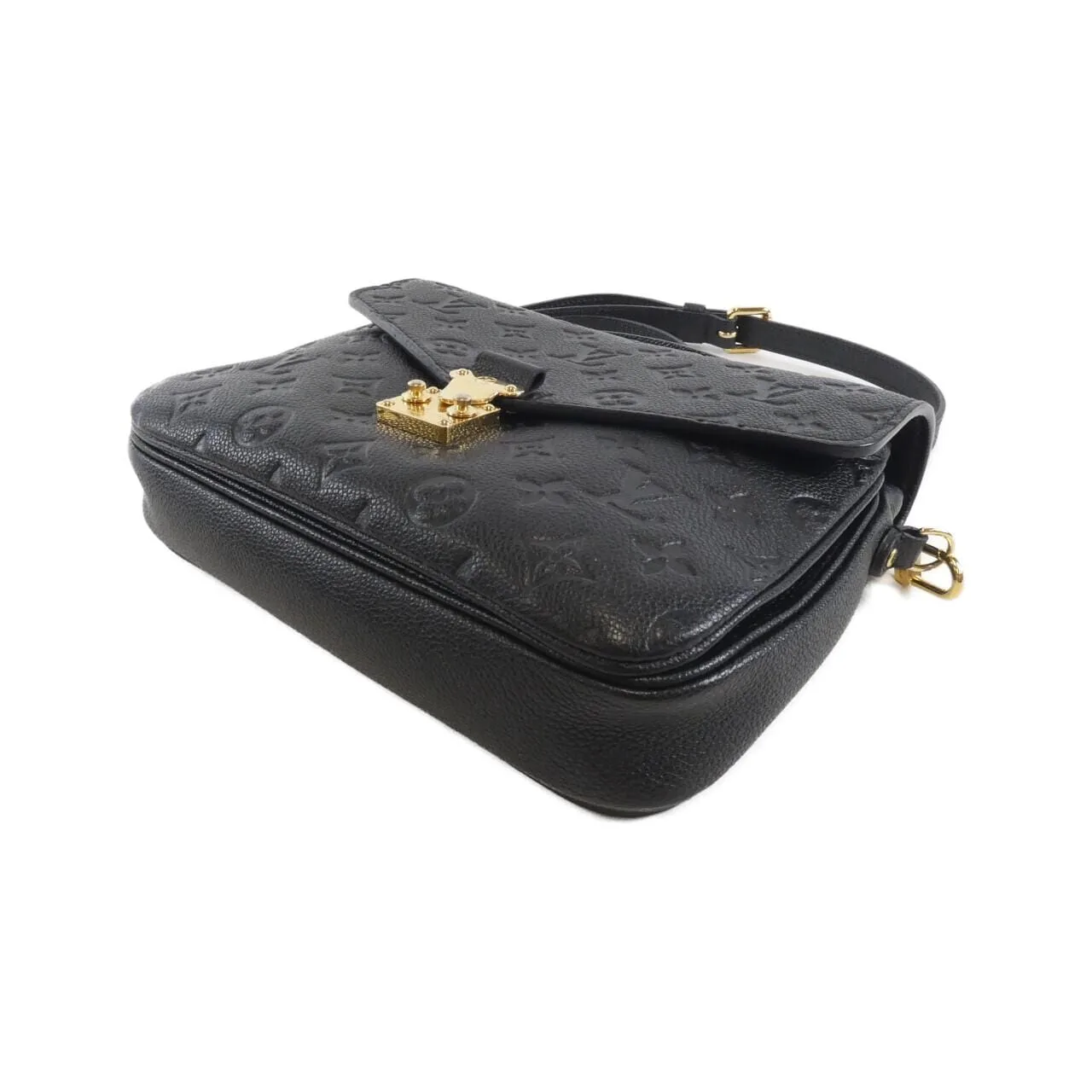 LOUIS VUITTON Pochette M41487 Handbag Monogram Black Monogram - Thumbnail 3