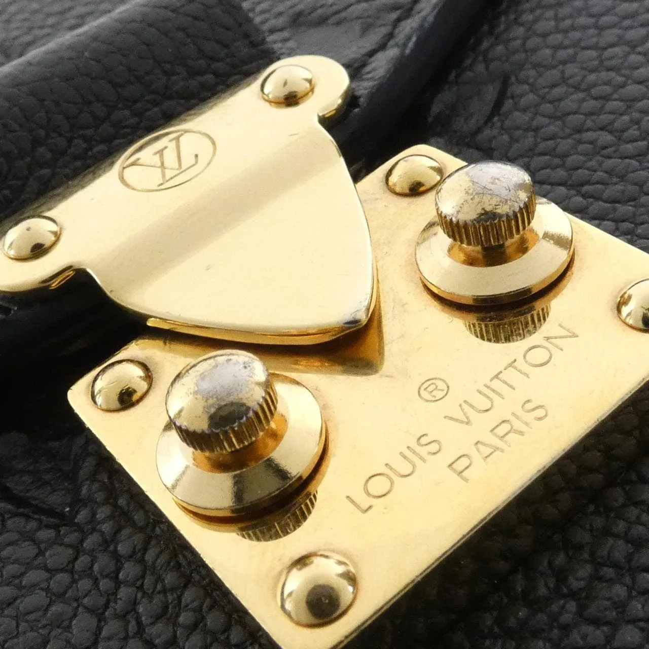 LOUIS VUITTON Pochette M41487 Handbag Monogram Black Monogram - Thumbnail 4