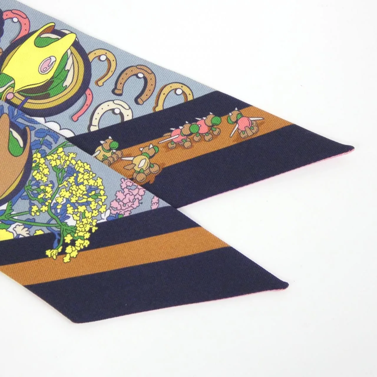 HERMES 064207S Scarf Blue Rank A - Thumbnail 2