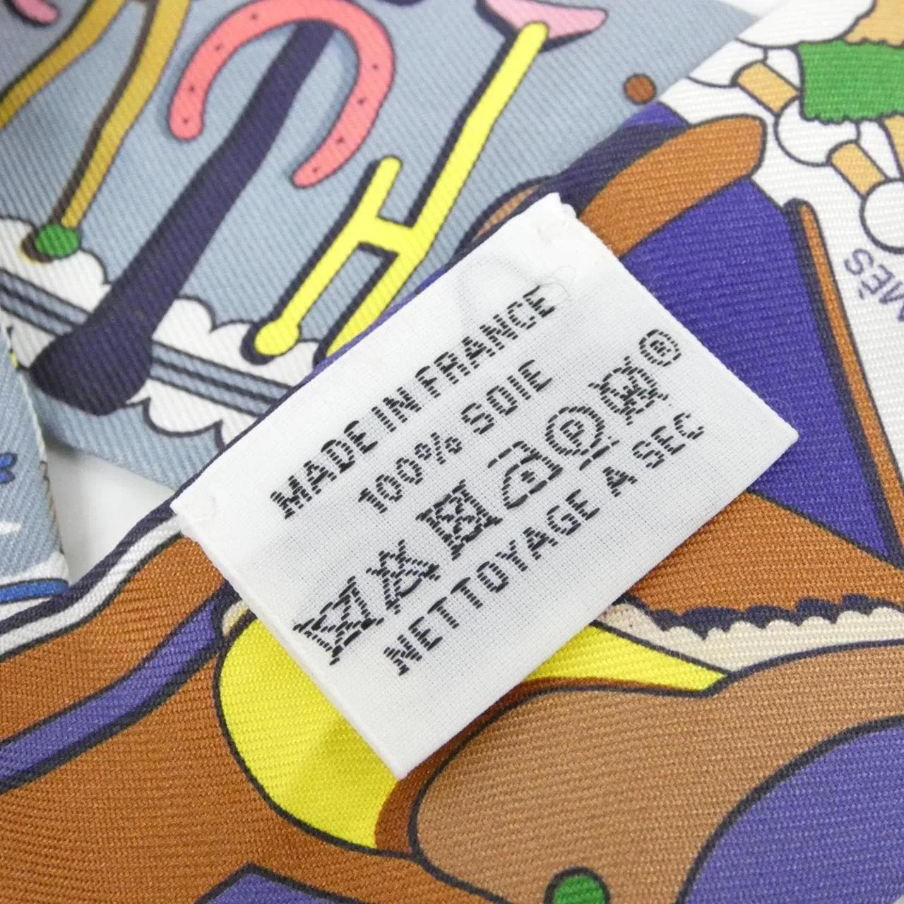 HERMES 064207S Scarf Blue Rank A - Thumbnail 5