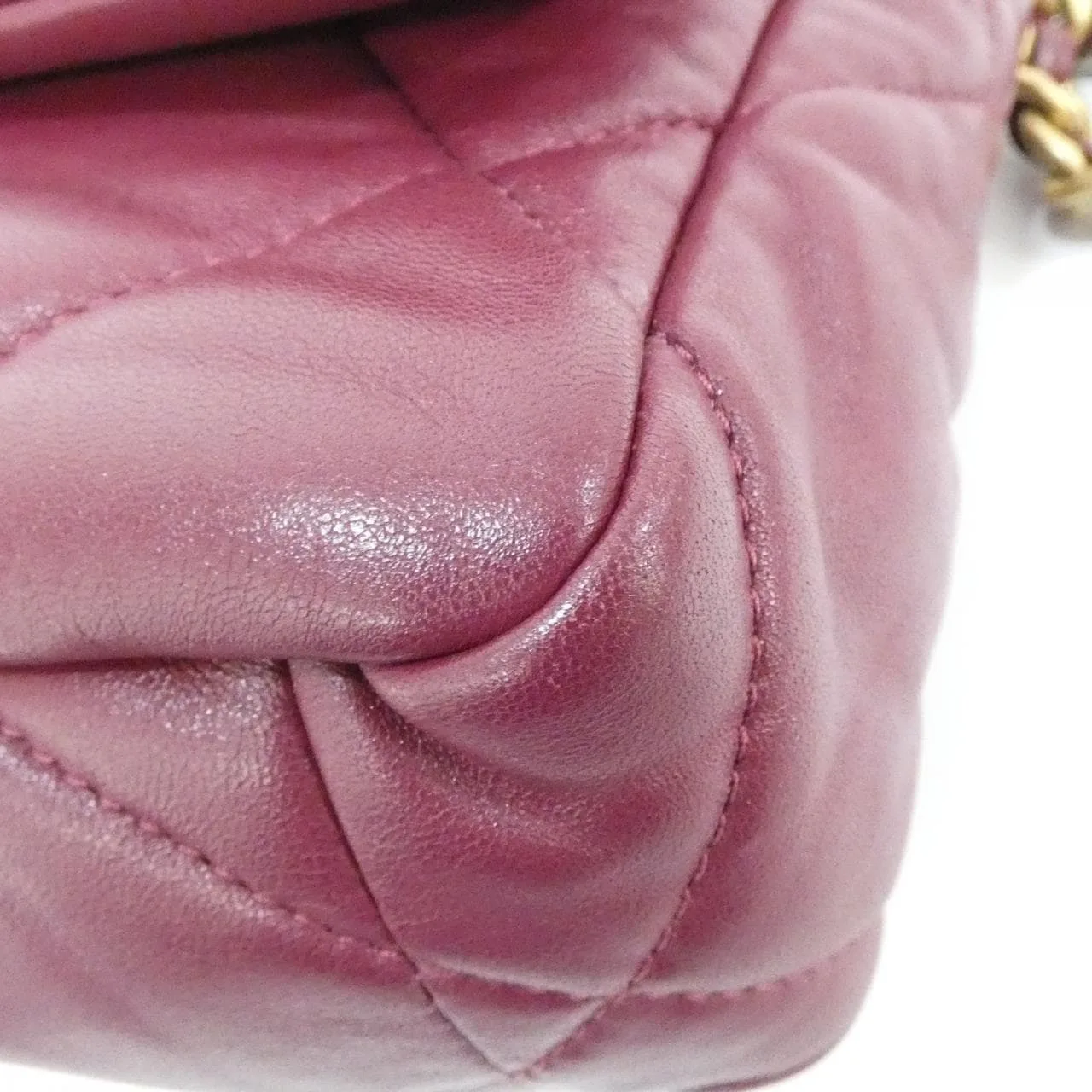 CHANEL Chanel 19 AS1160 Shoulder Lambskin Bordeaux Lambskin Rank A - Thumbnail 4