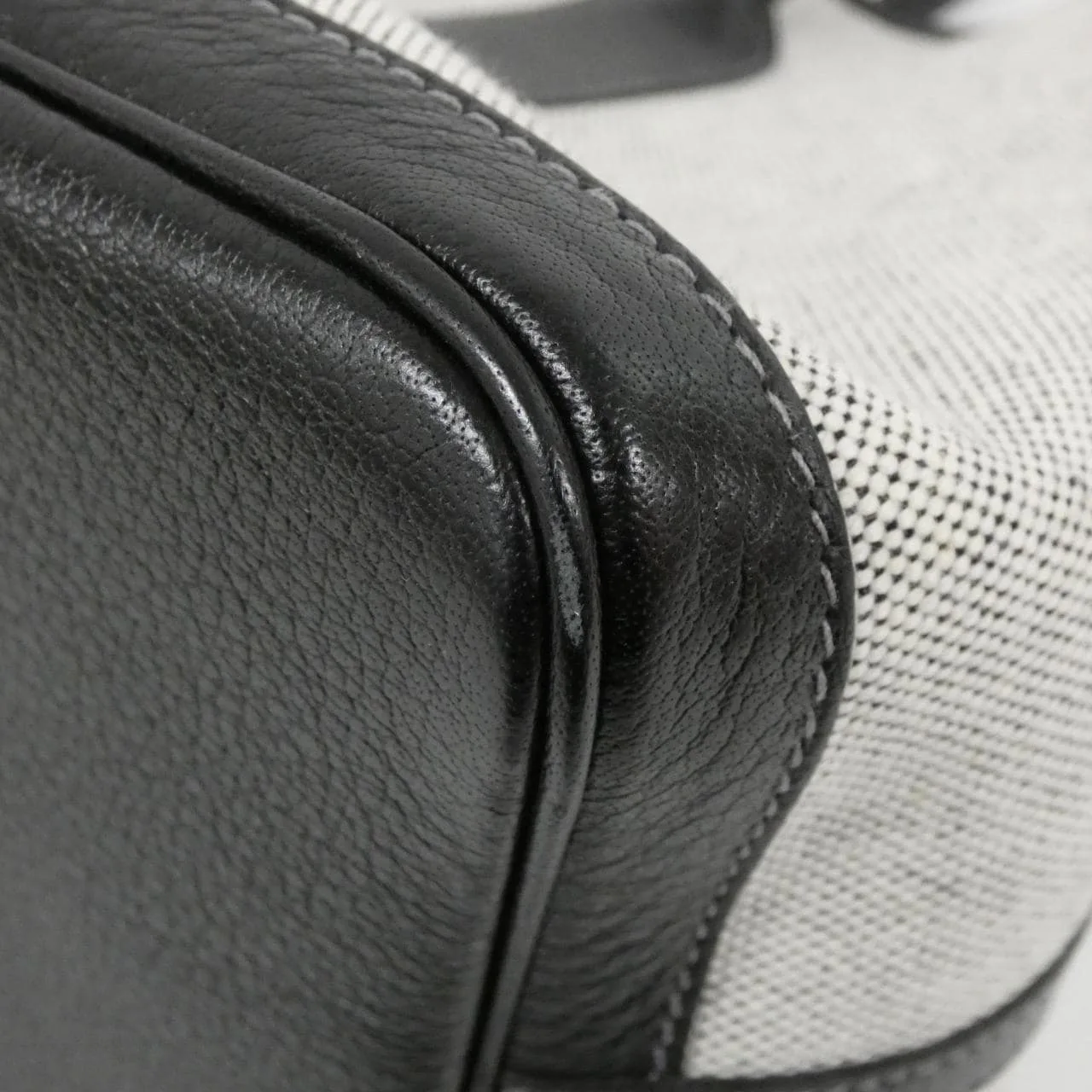 HERMES Garden Party 034924CK Tote 黑色 中古品A - 縮圖 2