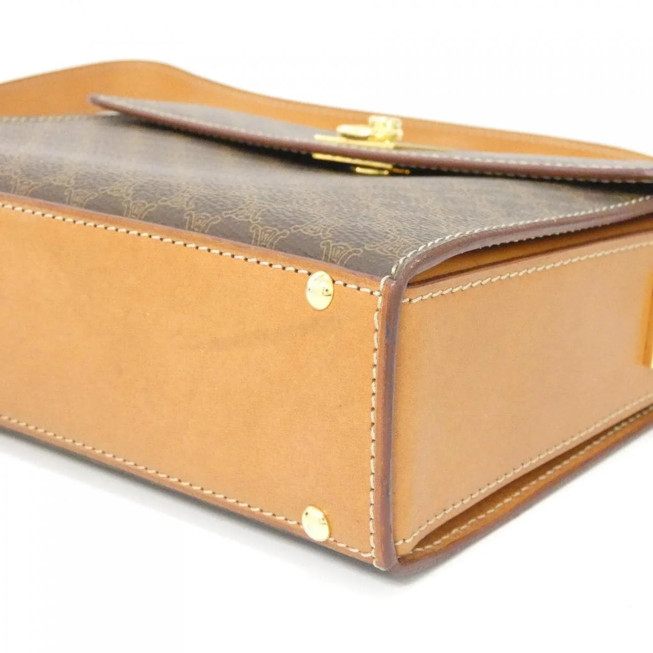 CELINE Shoulder Canvas 棕色 帆布 中古品A - 縮圖 3