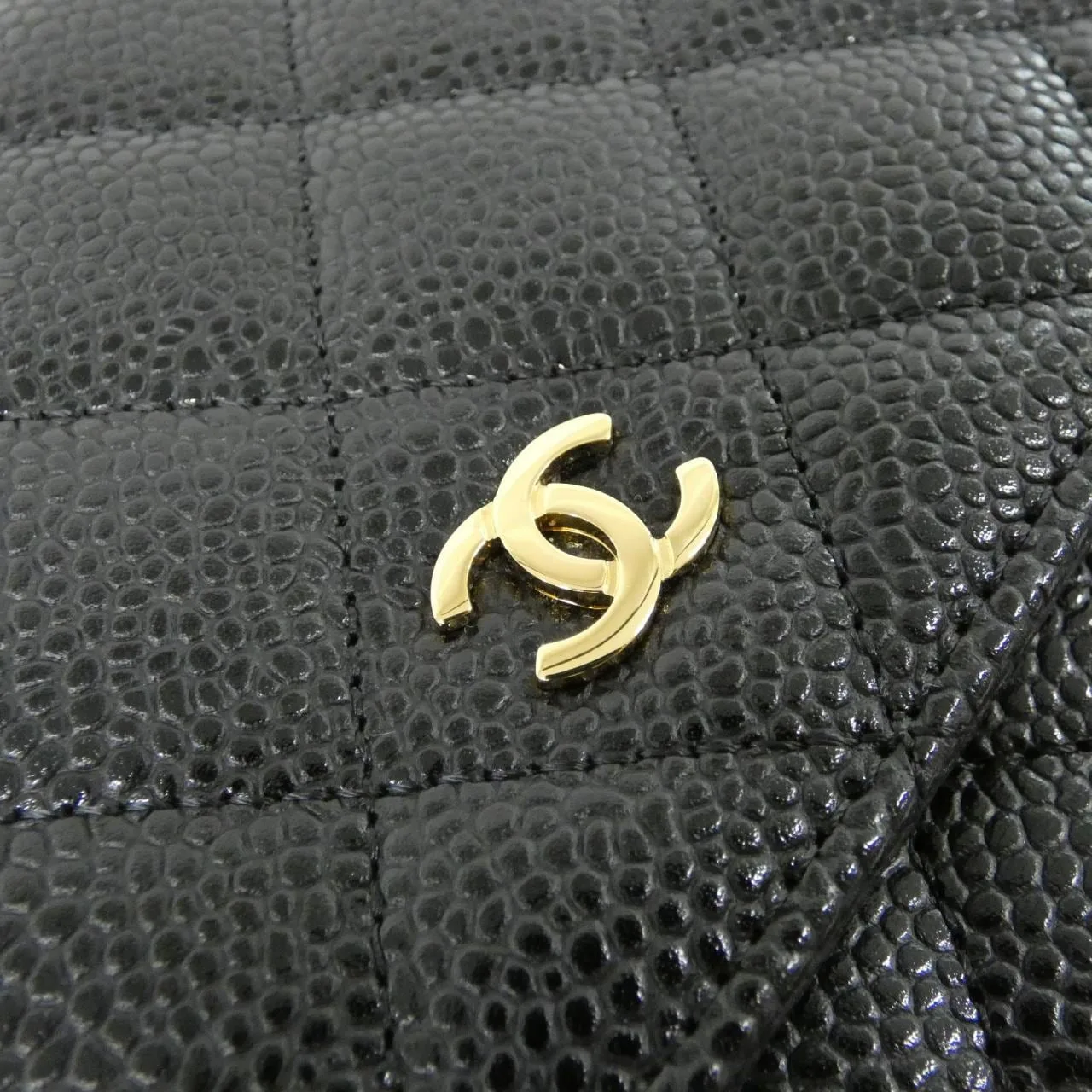 CHANEL Timeless Classic 33814 Wallet Grained Calfskin Black Grained Calfskin Rank A - Thumbnail 5