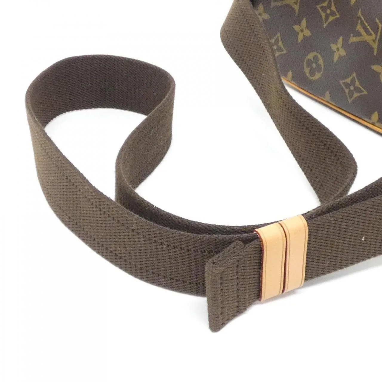 LOUIS VUITTON Pochette M51870 Shoulder Monogram 黑色 Monogram 中古品A - 縮圖 5