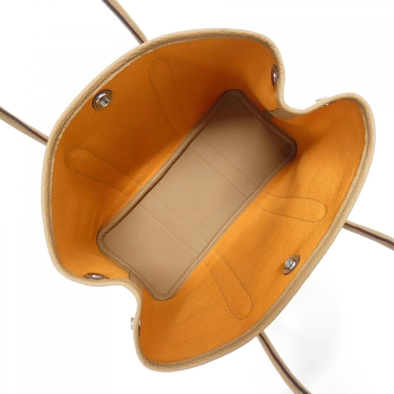 HERMES 066751CK Tote Orange - Thumbnail 6