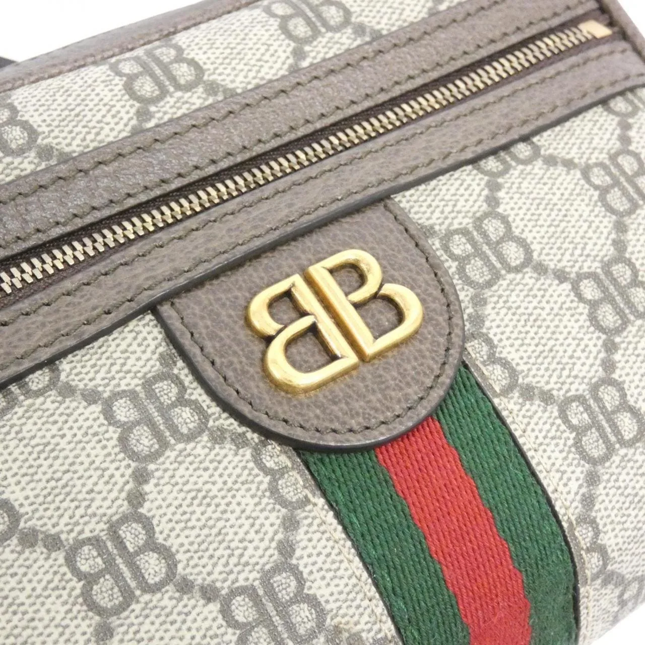 BALENCIAGA 680128 2103U Shoulder Canvas Black Canvas Rank A - Thumbnail 4