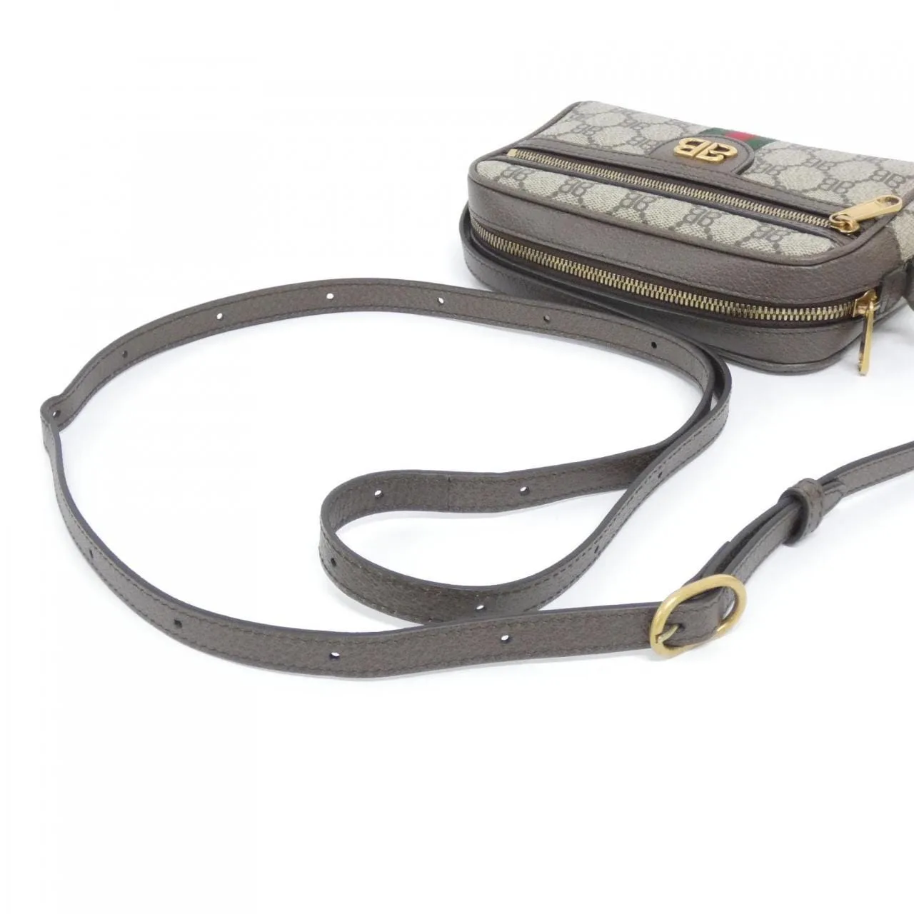 BALENCIAGA 680128 2103U Shoulder Canvas Black Canvas Rank A - Thumbnail 5