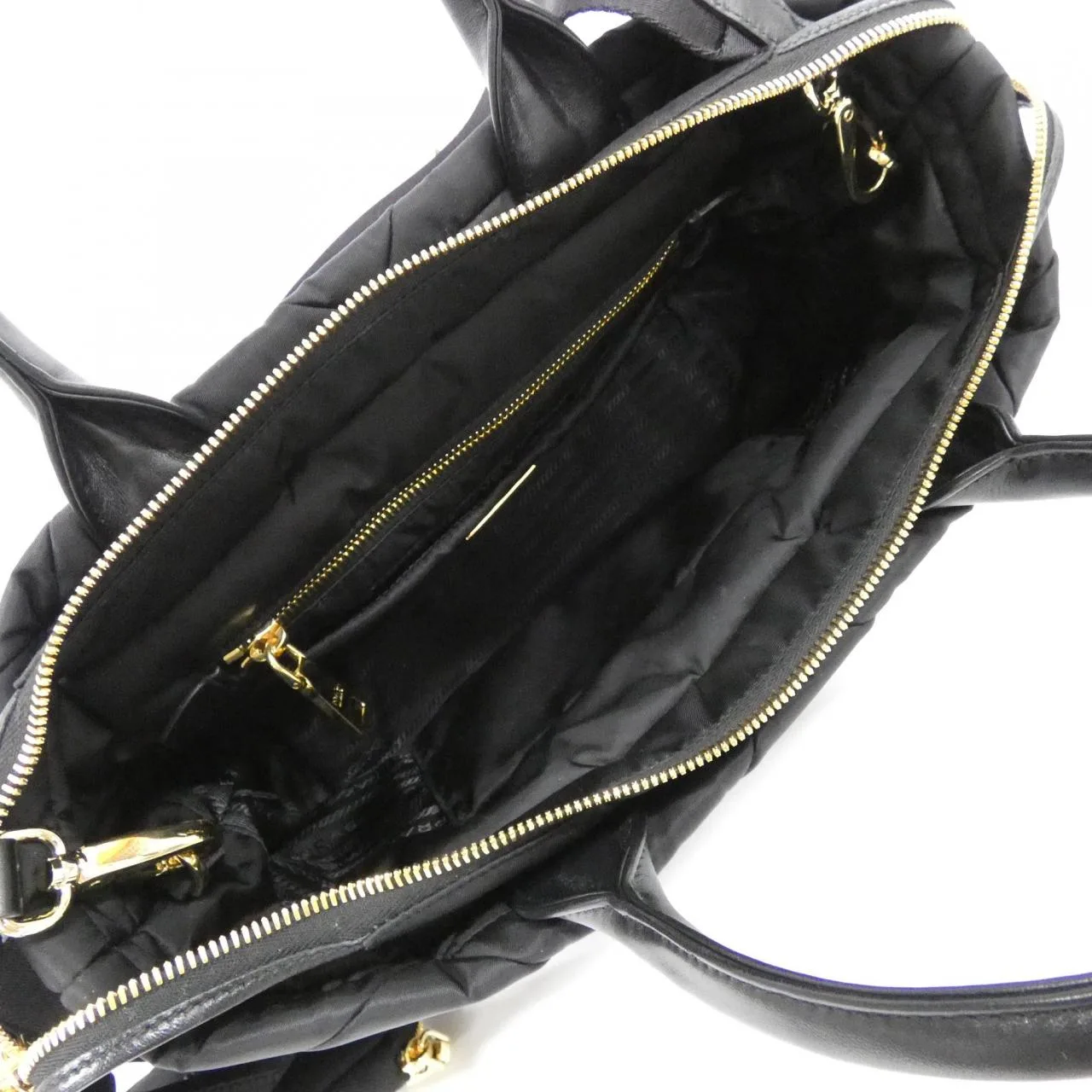 PRADA 1BG436 Handbag Black Rank A - Thumbnail 9
