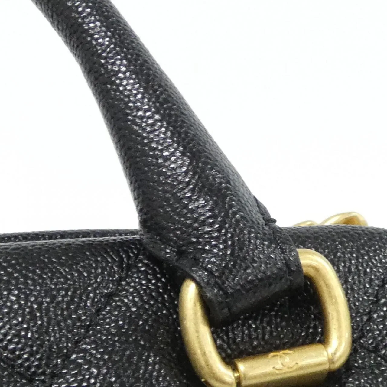 CHANEL Chanel 22 AS3893 Handbag Grained Calfskin 黑色 荔枝紋牛皮 中古品A - 縮圖 6