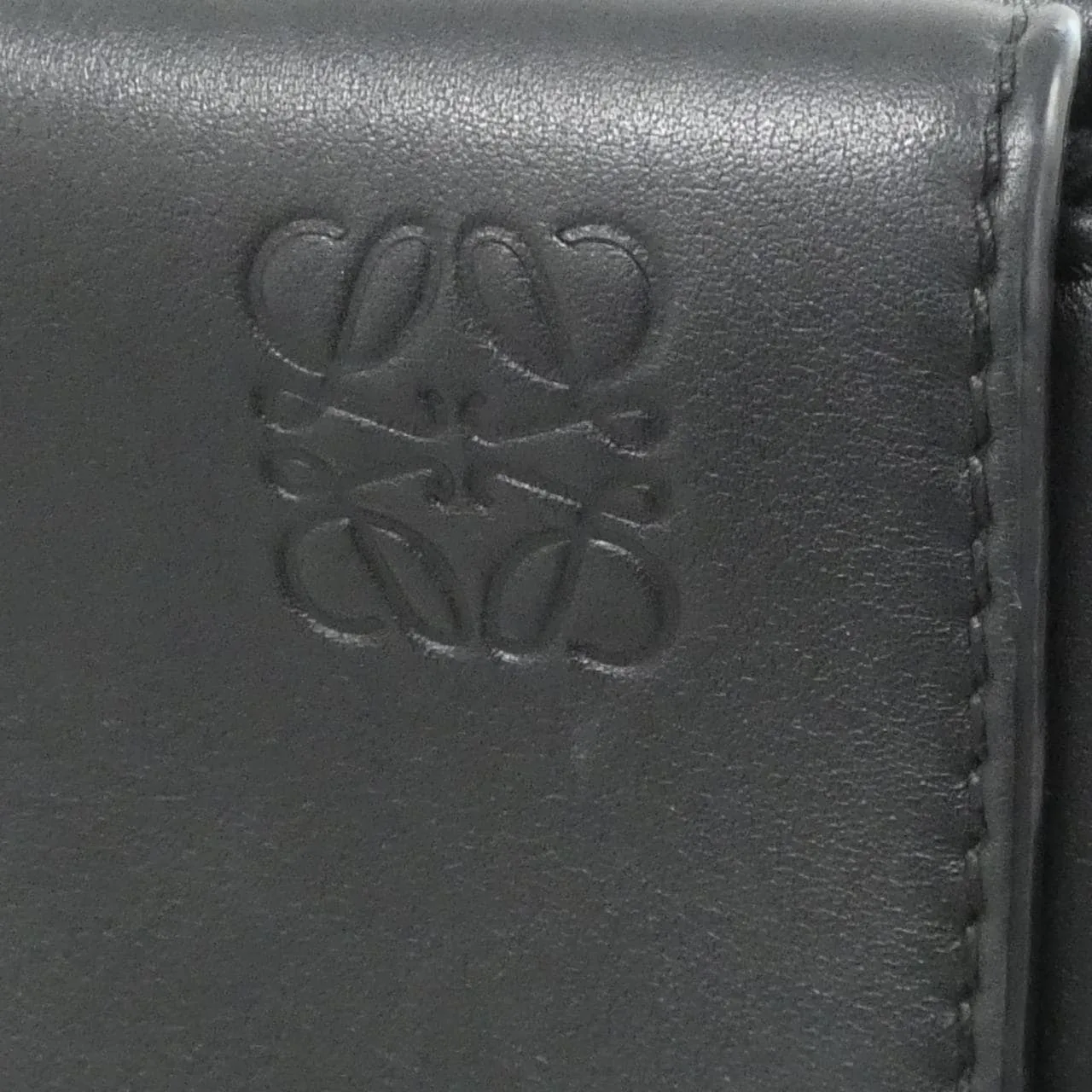 LOEWE B553A72X21 Shoulder 黑色 中古品A - 縮圖 4