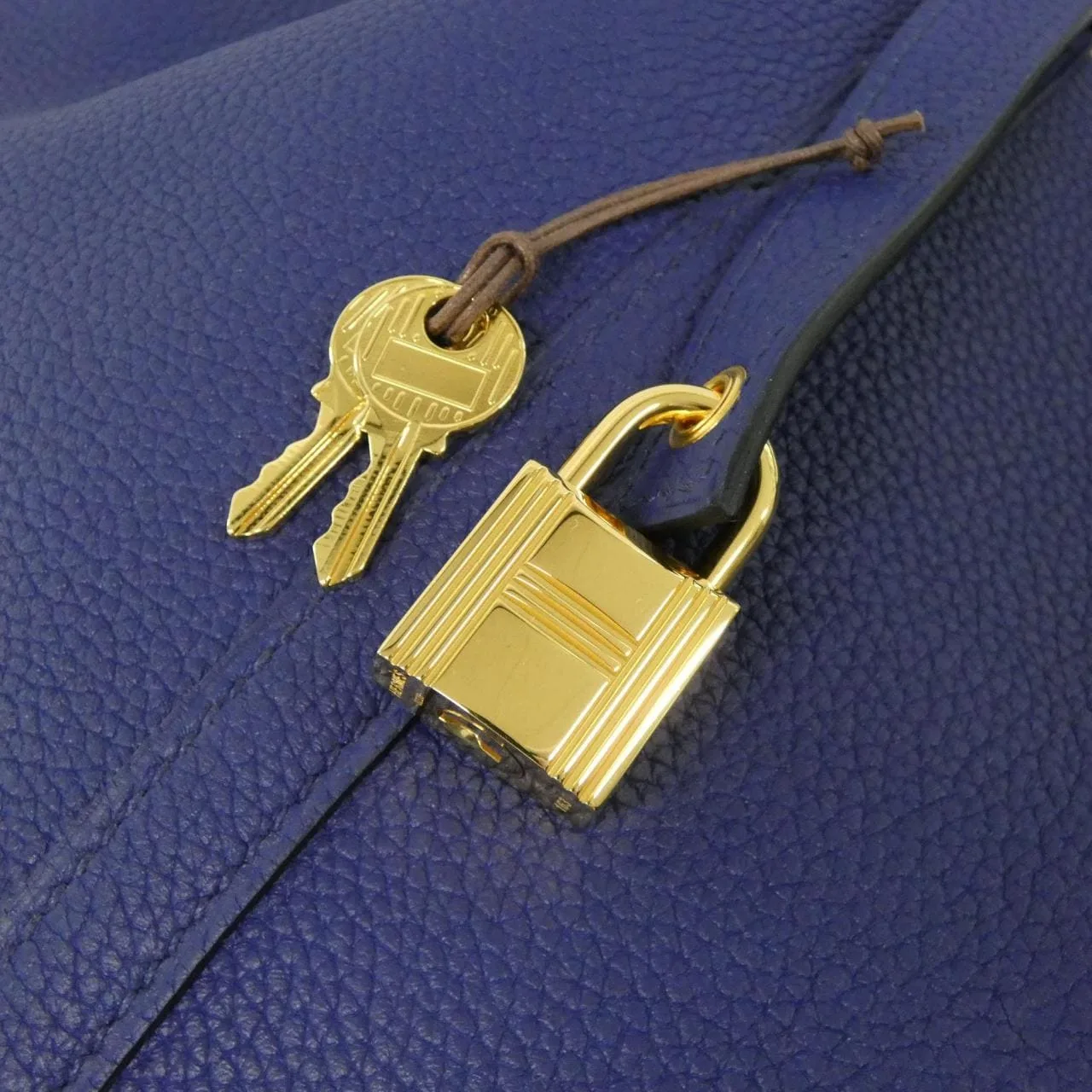 HERMES 073598CC Handbag Blue - Thumbnail 3
