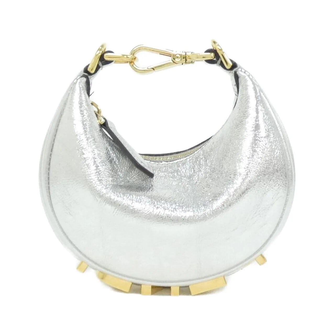 FENDI 7AS089 A1SP Handbag Leather Black