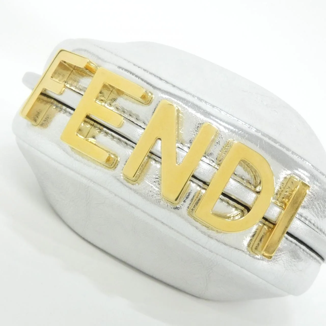 FENDI 7AS089 A1SP Handbag Leather Black Leather - Thumbnail 2