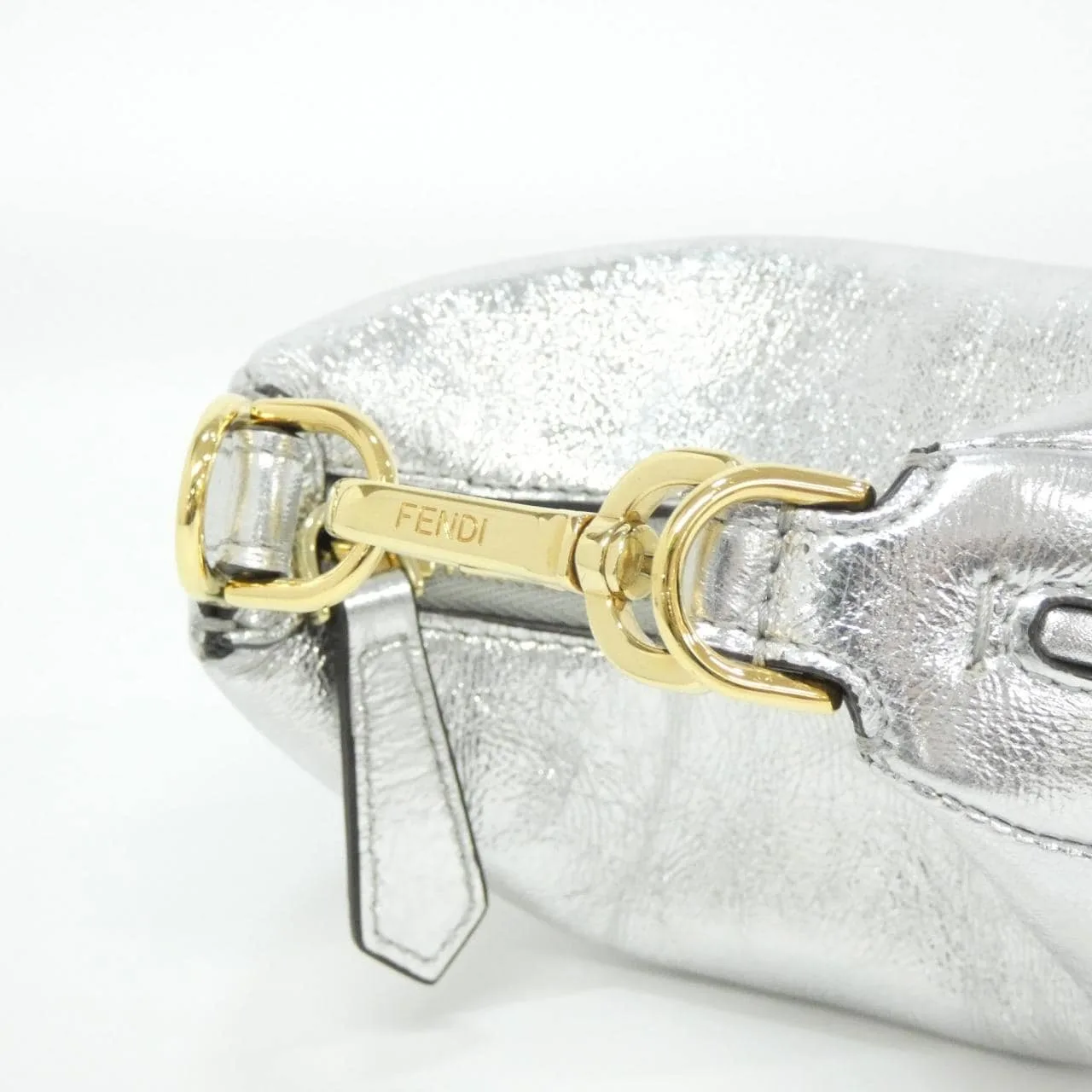 FENDI 7AS089 A1SP Handbag Leather Black Leather - Thumbnail 4