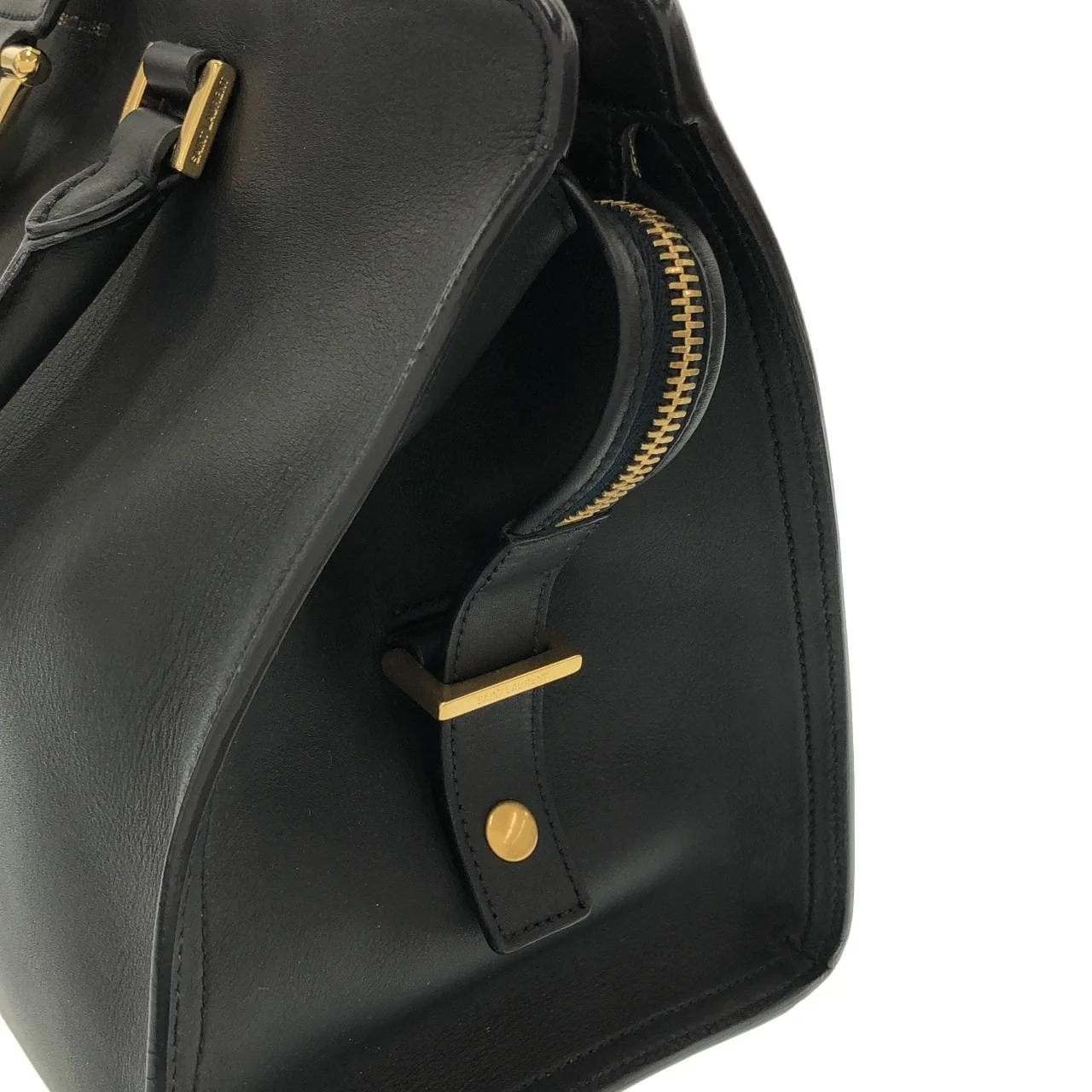 SAINT LAURENT 311210 BJ50J Handbag 金色 中古品A - 縮圖 6