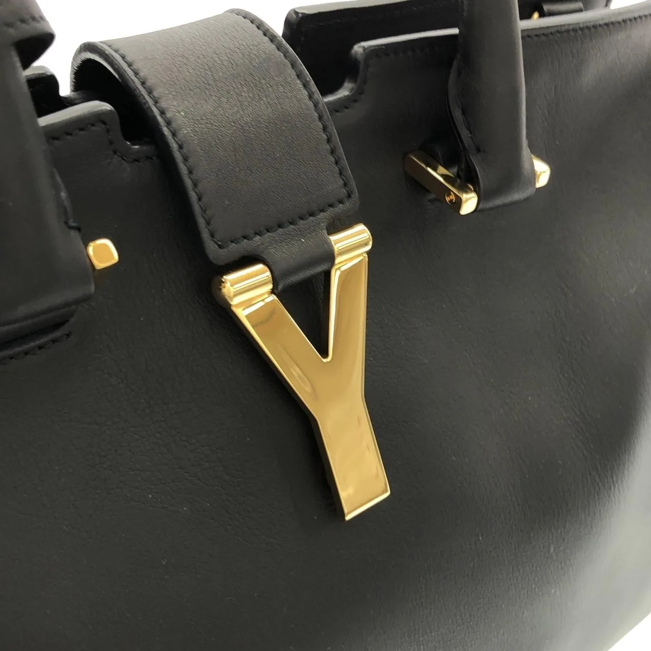 SAINT LAURENT 311210 BJ50J Handbag 金色 中古品A - 縮圖 7