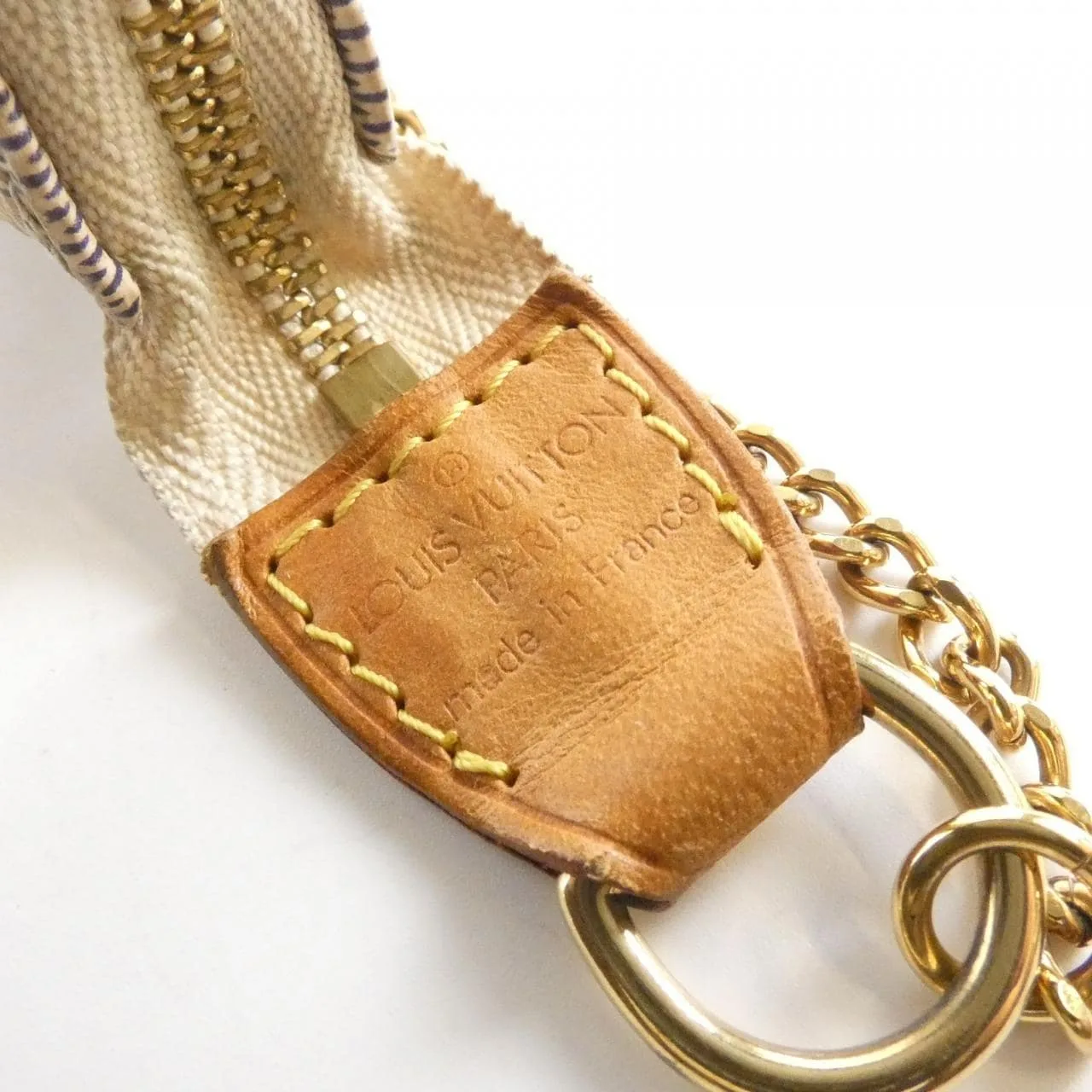 LOUIS VUITTON Pochette N58010 Pochette Damier 黑色 Damier 中古品B - 縮圖 6