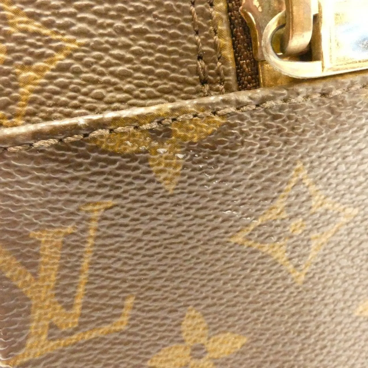 LOUIS VUITTON M51181 Shoulder Monogram 黑色 Monogram 中古品B - 縮圖 4