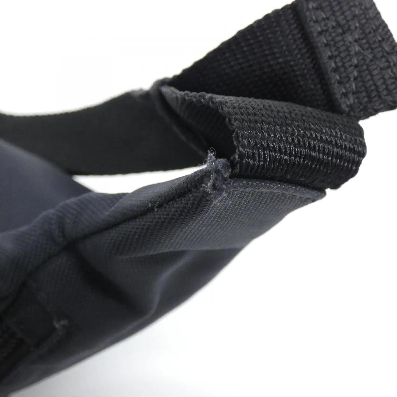 BALENCIAGA 482389 Belt Nylon 黑色 尼龍 中古品B - 縮圖 7