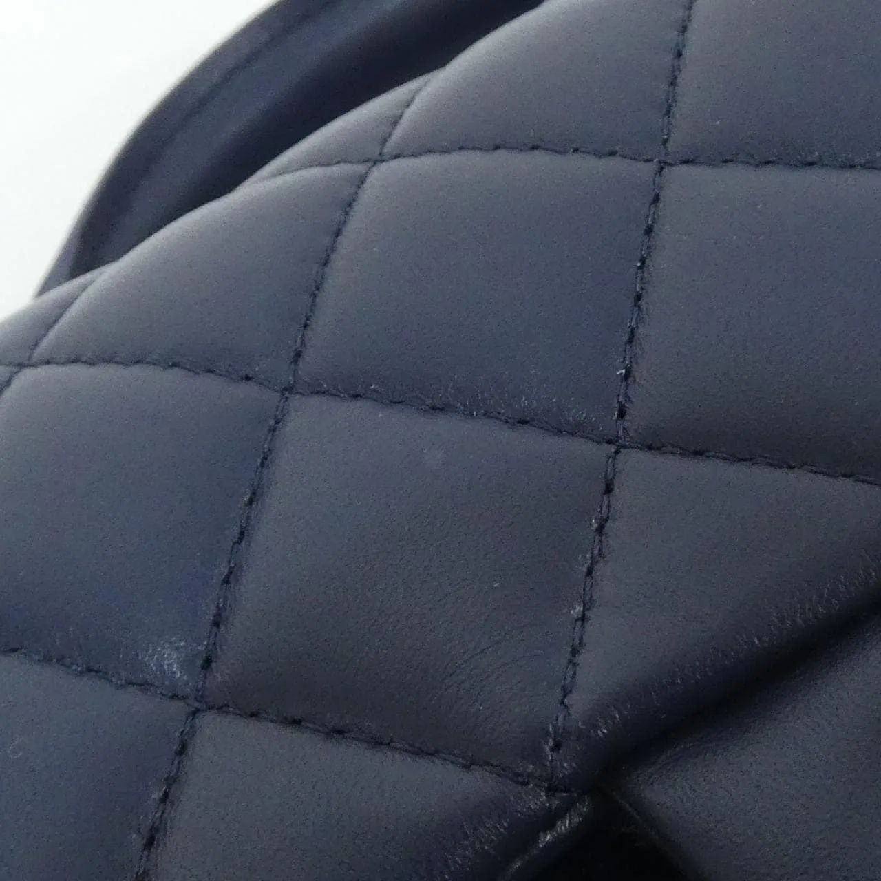 CHANEL Vanity AS2431 Handbag Lambskin Navy Lambskin Rank A - Thumbnail 5