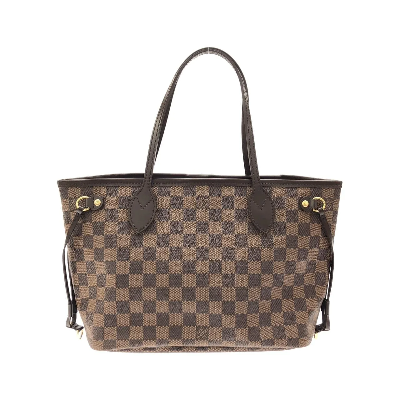 LOUIS VUITTON Neverfull N51109 Tote Damier Black
