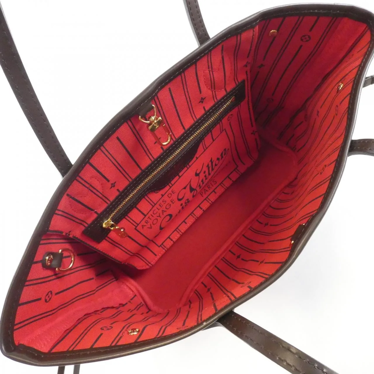 LOUIS VUITTON Neverfull N51109 Tote Damier Black Damier - Thumbnail 7