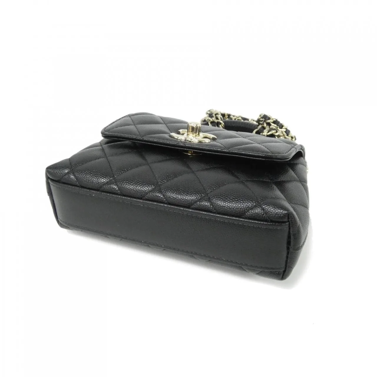 CHANEL AP4244 Wallet Grained Calfskin 黑色 荔枝紋牛皮 中古品A - 縮圖 3