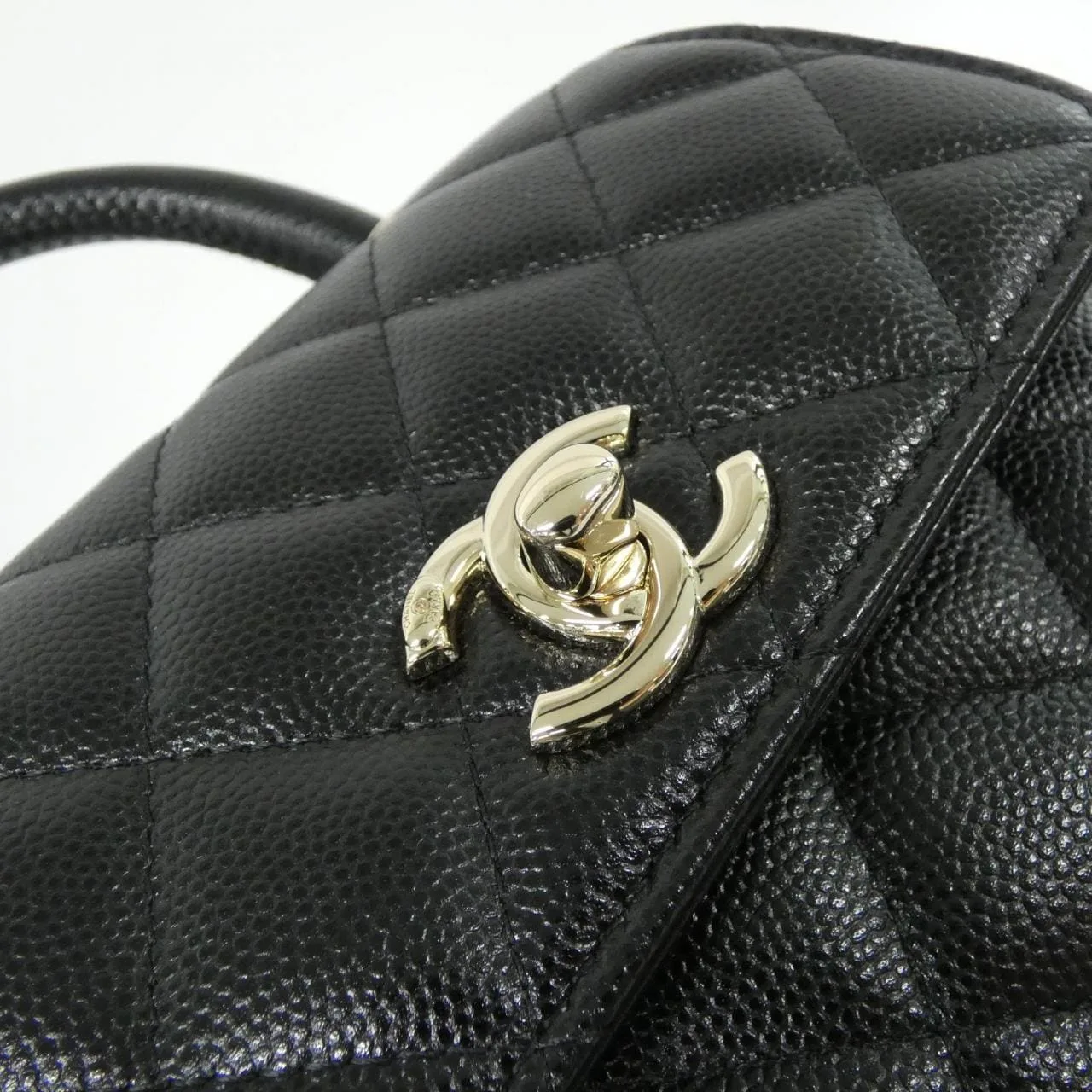 CHANEL AP4244 Wallet Grained Calfskin 黑色 荔枝紋牛皮 中古品A - 縮圖 4