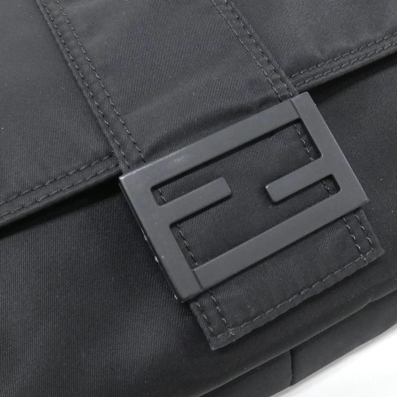 FENDI Baguette 7VA537 AG0P Shoulder Nylon Black Nylon Rank A - Thumbnail 4