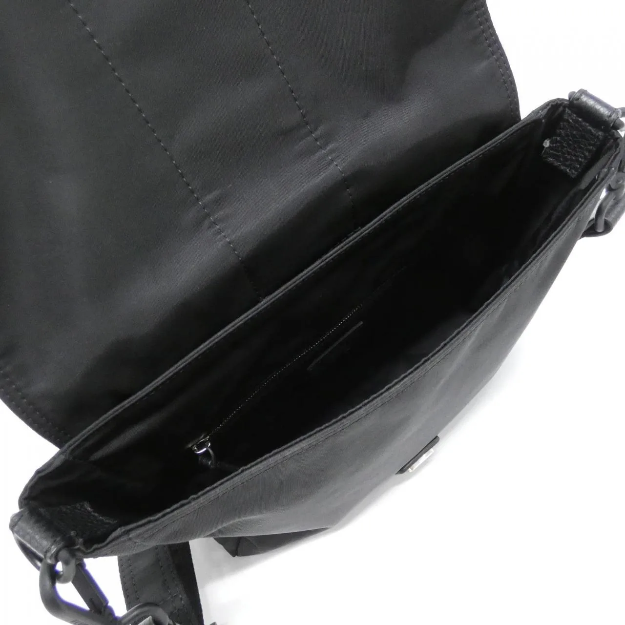 FENDI Baguette 7VA537 AG0P Shoulder Nylon Black Nylon Rank A - Thumbnail 6