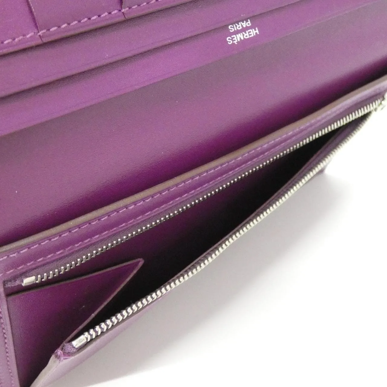 HERMES 067381CK Wallet 藍色 中古品B - 縮圖 10