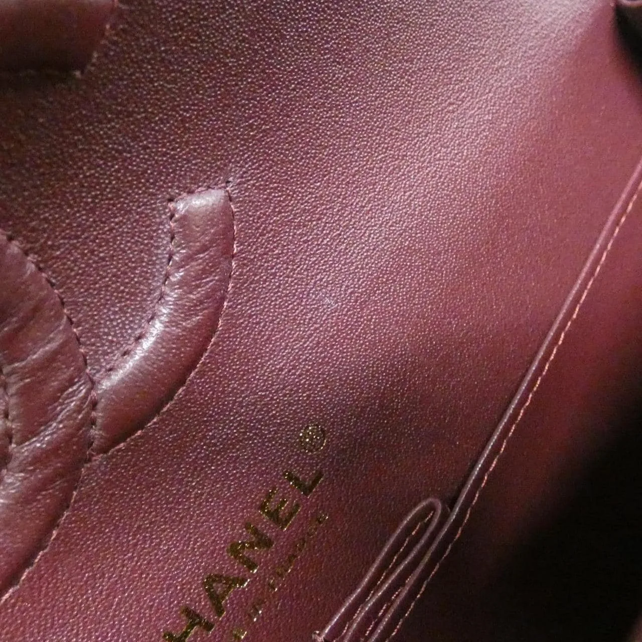 CHANEL Matelasse 1112 Shoulder Grained Calfskin 黑色 荔枝紋牛皮 中古品A - 縮圖 9