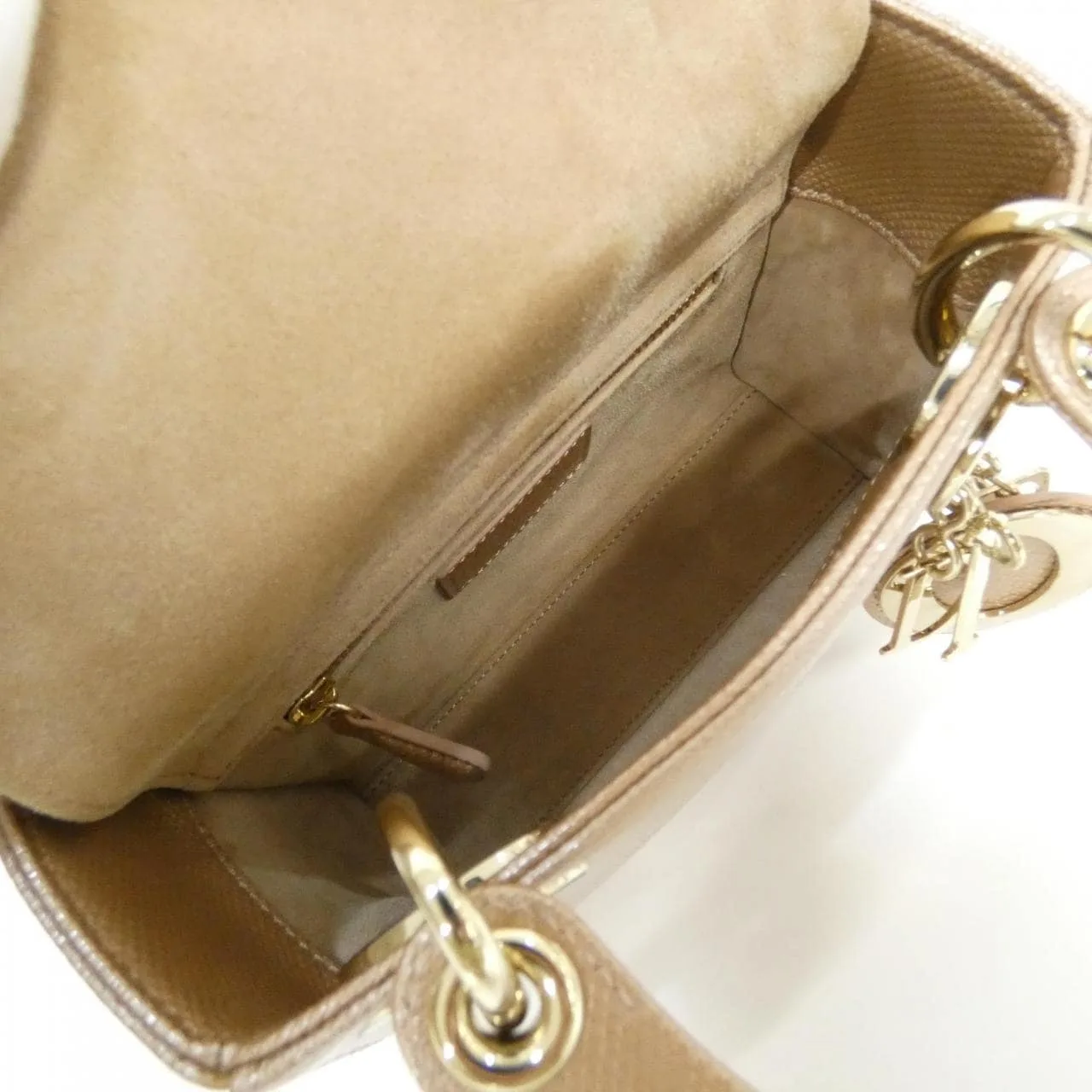 DIOR Lady Dior Handbag Beige - Thumbnail 8