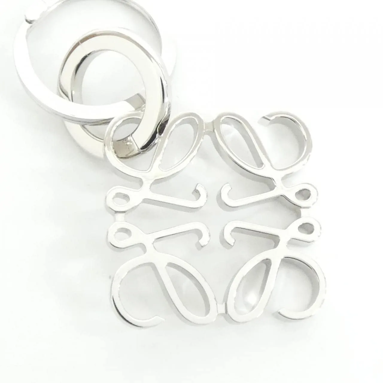 LOEWE 111 25 203 Key Case Silver Rank A - Thumbnail 2