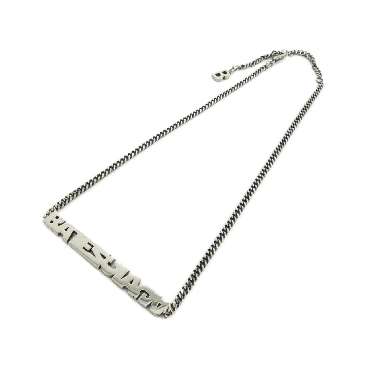 BALENCIAGA 674575 TZ99I Accessories Silver Rank A - Thumbnail 2